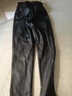 雪沐蓉亚光皮裤女百搭高腰外穿秋冬季打底裤小脚磨砂紧身裤弹力女裤子 实拍图