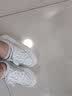 ZHR小白鞋女真牛皮厚底内增高女鞋轻潮百搭显瘦显高休闲鞋女舒适 AH153 小白鞋 白灰（网面款） 38 实拍图