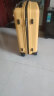 小米行李箱20英寸小型拉杆箱可登机旅行箱万向轮男女密码箱青春款黄色 实拍图