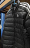 adidas修身薄款600蓬户外保暖鸭绒羽绒服男装阿迪达斯官方轻运动 黑/白 XL 实拍图