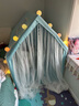 小斑鸠（little dove） 儿童帐篷室内游戏屋 大号男女孩公主房城堡玩具屋生日节日礼物 【顺丰/京仓】(PVC)宇航员(不含垫)灯+云+旗 实拍图