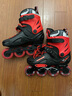 米高轮滑鞋成人溜冰鞋直排轮旱冰鞋刷街花式男女休闲可拆卸内胆龙脊 黑色鞋+护具 41 实拍图