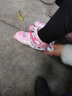拓呈溜冰鞋儿童全套装成人男女小孩旱冰鞋滑冰鞋轮滑鞋直排轮初学者 粉色不闪+配件 M （适合鞋码32-36码）适合脚长20-23CM 实拍图
