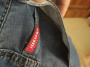 JEEP SPIRIT吉普牛仔裤男秋冬厚款男士宽松大码牛仔长裤子弹力中腰休闲裤男裤 A319蓝色 30 码  2尺2腰围 实拍图