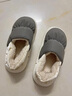 恋家拖鞋女厚底踩屎感保暖家居室内防滑情侣棉拖鞋男士简约防水ins软 杏仁粉 38-39 (250mm) 适合37-38脚穿 实拍图