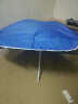 柯笙（kesheng）户外遮阳伞大号摆摊伞地摊伞沙滩伞太阳伞防雨防晒雨棚广告庭院伞 2.0米全蓝常规骨架 实拍图
