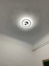 亦夏LED吸顶灯卧室灯客厅灯简约现代大气超薄圆北欧餐厅阳台过道灯具 黑色60cm白光 实拍图