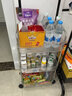 霓峰美容车小推车美容院专用仪器美发理发店工具柜美睫烫染美甲置物架 三层小号【pp把手】加厚材质 实拍图
