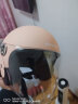 凤凰（Phoenix）3C认证电动车摩托车头盔复古款888樱花粉 男女四季通用电瓶车3/4半盔冬季骑行安全帽均码 实拍图