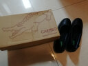 卡帝乐鳄鱼 CARTELO 女鞋坡跟圆头女单鞋职业女士皮鞋 KDLDX-2138 黑色 35  实拍图