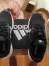 阿迪达斯（adidas）男鞋跑步鞋 25冬季新款缓震轻便夜跑运动鞋网面透气低帮休闲鞋子 新到货/黑白缓震/晒图退5 40.5 （内长250mm） 实拍图