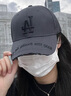 MLB官方男女帽子新款棒球帽休闲刺绣遮阳帽硬顶鸭舌帽礼物 洛杉矶道奇队/黑色 均码 F 实拍图