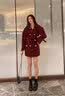 慕奈纤高端品牌女装羽绒服女中长款新品亮面加厚白鸭绒大毛领外套女 米黄色 M(106-120斤左右) 实拍图