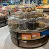 透明塑料密封桶食品级瓜子炒货散装亚克力收纳盒干果陈列展示盒 斜口圆形高款25*35加厚款 实拍图