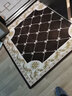 嘉博朗定制地垫门垫入户进门脚垫家用吸水防滑厨房垫门厅玄关垫客厅垫子 222咖啡 120cm*120cm【直接拍下默认发正方形】 实拍图