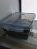 BOUSSAC大号密封盒 耐热玻璃方形保鲜盒微波炉冰箱收纳盒 泡菜盒 1.9升长方形(1900ML约装3~4斤) 晒单实拍图