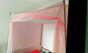 南极人（Nanjiren） 蚊帐1.5米床不锈钢支架加粗加厚宫廷蚊帐三开门宫廷落地蚊帐 紫色21 1.5*2米床26mm不锈钢三通 实拍图