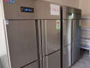 西冷贝尔 商用四门 厨房冰箱 立式冷藏冷冻保鲜柜 展示柜冷柜 不锈钢双温冰柜 四门铜管双温 豪华款 QB-860 860升 实拍图