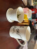 瑞玖（RUIJIU）唐山骨瓷杯平盖茶漏杯描金陶瓷杯子水杯带过滤茶杯带礼盒送人杯子 水墨虾款 实拍图