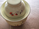 睿初泡菜坛子陶瓷家用咸菜腌菜杂粮腌鸡蛋罐子储物密封罐泡菜罐子 影青荷趣 1.2斤装 实拍图