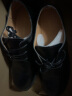 卡帝乐鳄鱼 CARTELO 百搭英伦风小皮鞋女简约系带单鞋 KDLBL-9357 黑色 37  实拍图