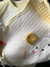 凡不了新款婴儿连体衣三层保暖偏襟护肚新生儿衣服宝宝哈衣春秋夏婴儿服 可爱黄色保暖 59cm 码1-3个月左右 实拍图