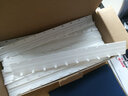 科朗鑫盛3mm装订夹条文本菜单包边条白色蓝色10孔塑料夹条装订机专用压条5mm黑色压条压边条夹条21孔 白色夹条  包邮 7.5mm/100支 实拍图