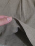 无印良品 MUJI 女式 弹力罗纹编织 半高领长袖T恤 BBM02A1A 打底衫 深咖啡色 L 实拍图