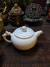 长物居茶壶功夫茶具陶瓷泡茶壶手抓壶景德镇青花瓷小茶壶陶瓷泡茶器家用茶水壶泡茶茶杯茶具壶冲茶沏茶 清荷 实拍图
