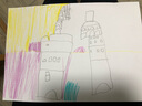 易利丰 白卡纸硬彩色卡纸黑色卡纸牛皮纸封面纸 厚彩纸 儿童手工纸 A4-160克白卡纸100张装 实拍图