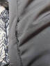 NASA LIKE官方潮牌棉服冬季加厚连帽外套保暖男士棉衣羽绒棉服情侣大码棉袄 灰色 XL（建议120-140斤） 实拍图