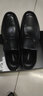 奥康男鞋秋季男士正装鞋商务牛皮皮鞋男真皮套脚中年爸爸鞋低帮透气 魅力黑色081 44 实拍图