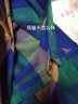 皮尔卡丹（pierre cardin）格子短外套女士季装春秋季2023年新款休闲小个子风衣时尚上衣显瘦 蓝绿格 3XL (130-140斤) 晒单实拍图