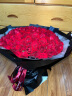 初卉（C·hui）鲜花同城配送玫瑰花生日鲜花速递全国花店送花上门女生礼物北京 L款-99朵红玫瑰花束送女神 鲜花 实拍图