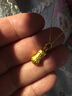 菜百首饰新年礼物 黄金吊坠 足金吉祥如意 长生果 花生 项坠  计价 HJ 黄金吊坠/项坠（不含链） 约1.57g 实拍图