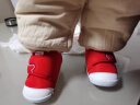 卡特兔学步鞋经典款男女宝宝婴儿鞋机能童鞋春款1-5岁 幼儿帆布鞋XZ20 红色春秋款 内长13.5cm （适合脚12.5cm） 实拍图