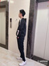 安踏男裤运动裤男春夏季新款针织透气直筒裤子户外休闲跑步长裤卫裤男 （夏季梭织速干裤）黑 L /175 适合130-150斤 实拍图