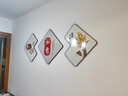 现代简约客厅餐桌挂画餐厅墙面上墙装饰画饭店壁画轻奢高级感墙画 美味生活 30*30cm布纹膜三联画 实拍图