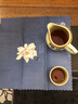 衡儒 手绘茶巾吸水茶垫茶具桌布茶布毛巾抹布中式养壶巾中国风棉麻加厚 夏荷款 实拍图
