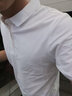 般奈合体纯色POLO透气短袖衣服韩版2025夏季新款保罗衫简约百搭上衣男 白色 M 实拍图