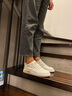 花花公子鞋子男鞋2025新款夏季透气男士休闲薄款网面鞋子男运动百搭板鞋靴 米色 PL160244S 42 实拍图