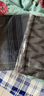 雅戈尔（YOUNGOR）围巾男士真丝围巾真丝商场同款春秋季男士丝巾格纹围脖 藏青 散装 实拍图