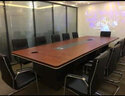 迅扬会议桌长桌6-8人桌椅组合现代简约会客桌板式培训桌洽谈办公桌 另购多媒体线盒（单拍不发货） 实拍图