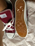 回力高帮帆布鞋男鞋春夏季款透气韩版帆布鞋女休闲鞋学生经典板鞋 酒红色-473T 44 实拍图