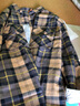 择肯春夏纯棉长袖格子衬衫男宽松潮牌ins大码工装衬衣外套潮春季 灰色 2XL 160-180斤 实拍图