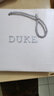 DUKE公爵未来可期笔记本钢笔套装五日常书写练字墨水钢笔学生开学礼物高颜值文具礼盒 黑色银夹（书写0.5~1.2mm）单笔+双笔头 实拍图