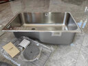 科勒（KOHLER）304不锈钢厨房加厚大单槽水槽洗碗池洗碗盆洗菜盆水龙头水槽套装 水槽+龙头 实拍图
