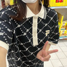 斐乐（FILA） FUSION潮牌女子连衣裙夏新款时尚宽松POLO领连身裙 深黑-BK L 实拍图