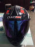 LS2头盔   摩托车头盔   赛车跑盔  机车  卡丁车  FF358 本田红狼图腾 L头围55-56 实拍图
