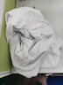型彬白大褂长袖护士服医生大码加肥男女学生化学实验服加厚纯棉白大衣 女式修身松紧袖口 M 165M 实拍图